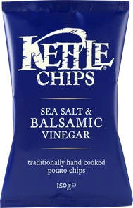 Chips muối biển dấm balsamic, 130g x10 - KETTLE
