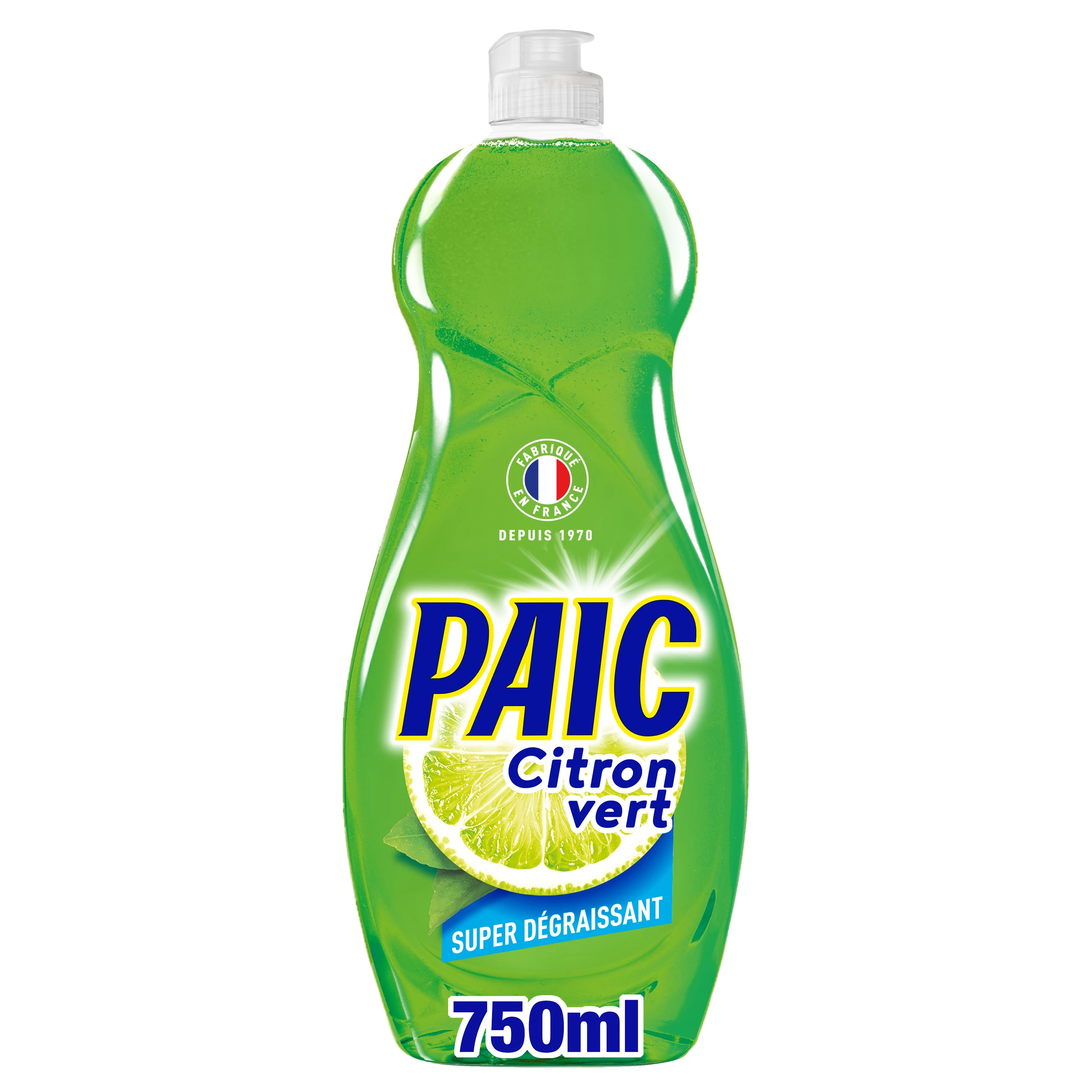 Liquide vaiselle citron vert 750 ml - PAIC