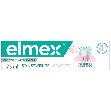 Dentifrice Sensitive Clinical Expert Soin Sensibilité Expert 75ml - Elmex