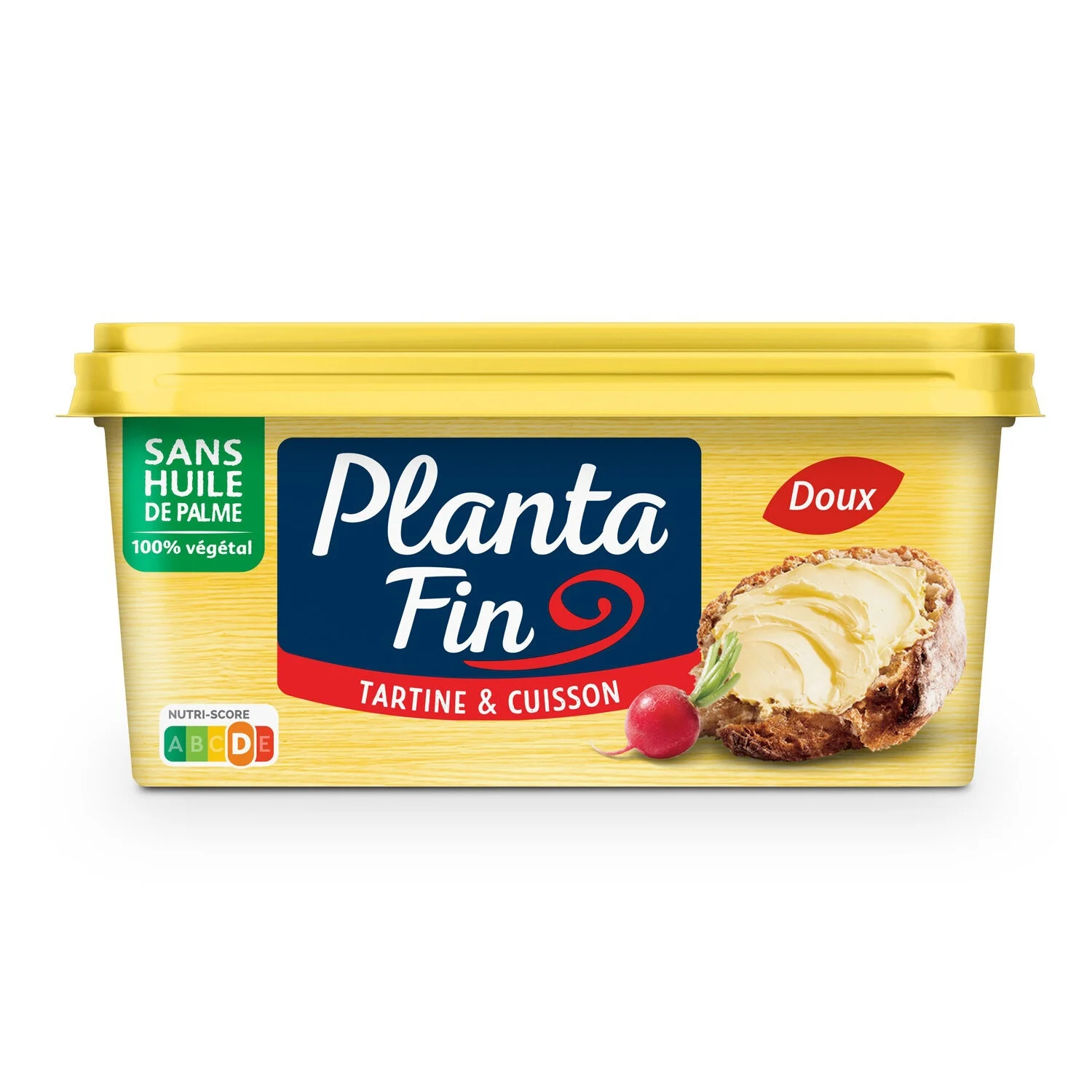 Margarine Doux Tartine Et Cuisson Sans Huile De Palme 450g - Planta Fin