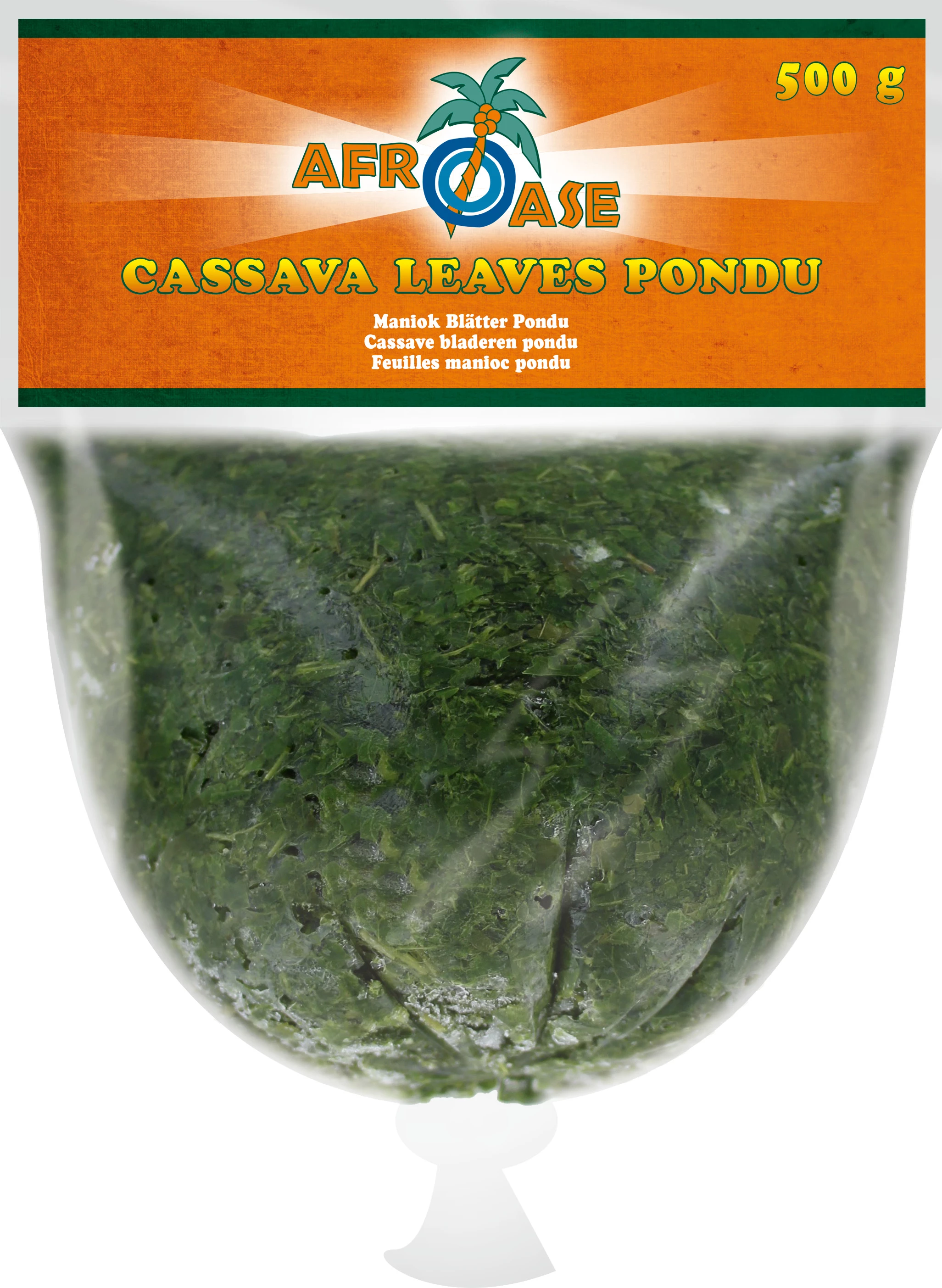 Cassava Leaves (laid) 15 X 500 Gr - Afroase