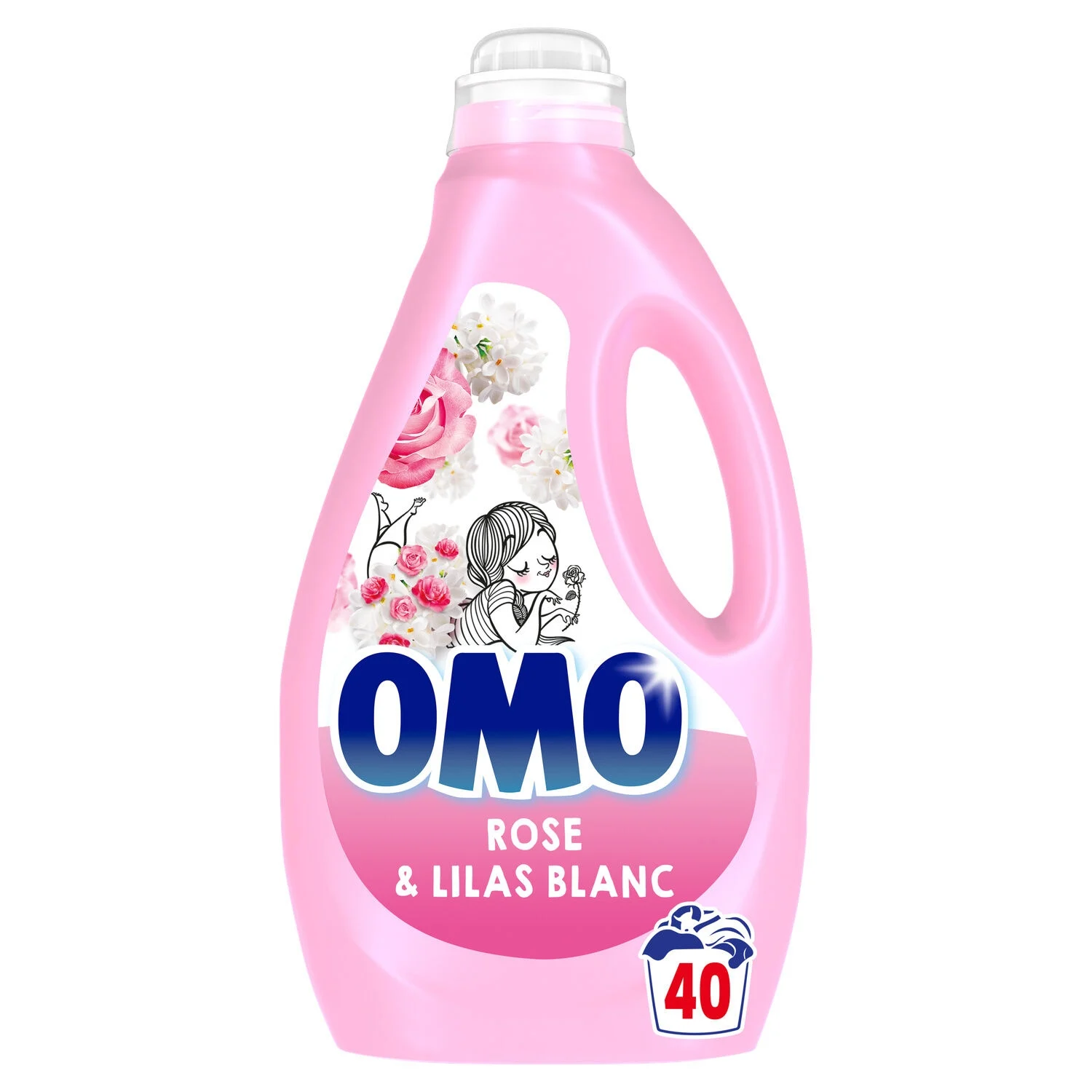 Omo Liq Rose Lilas 40w 1 8l