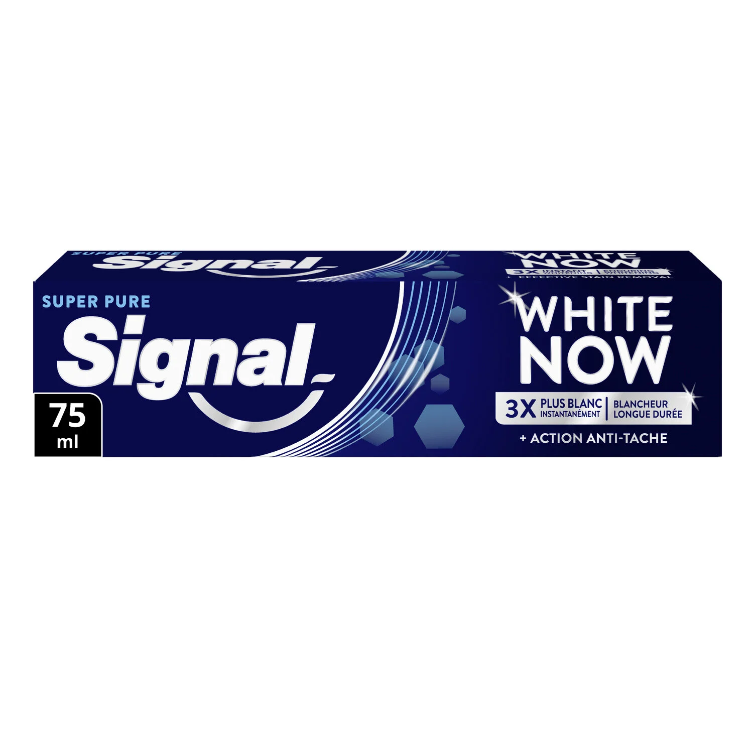 Dentifrice White Now Pure White 75ml -signal