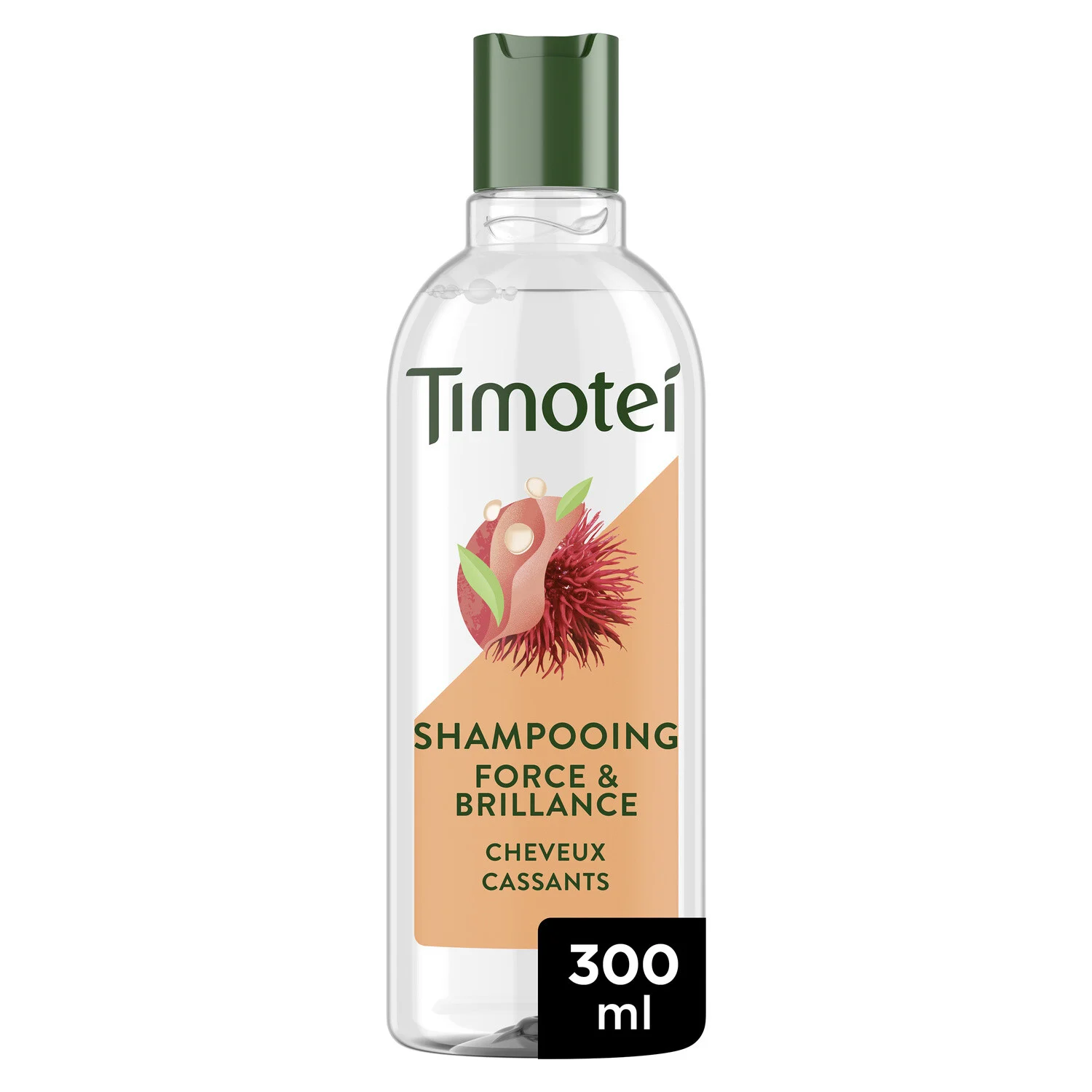 Shampoing Force Et Brillance Sans Silicone Ã L'Huile De Ricin 300ml - TIMOTEI