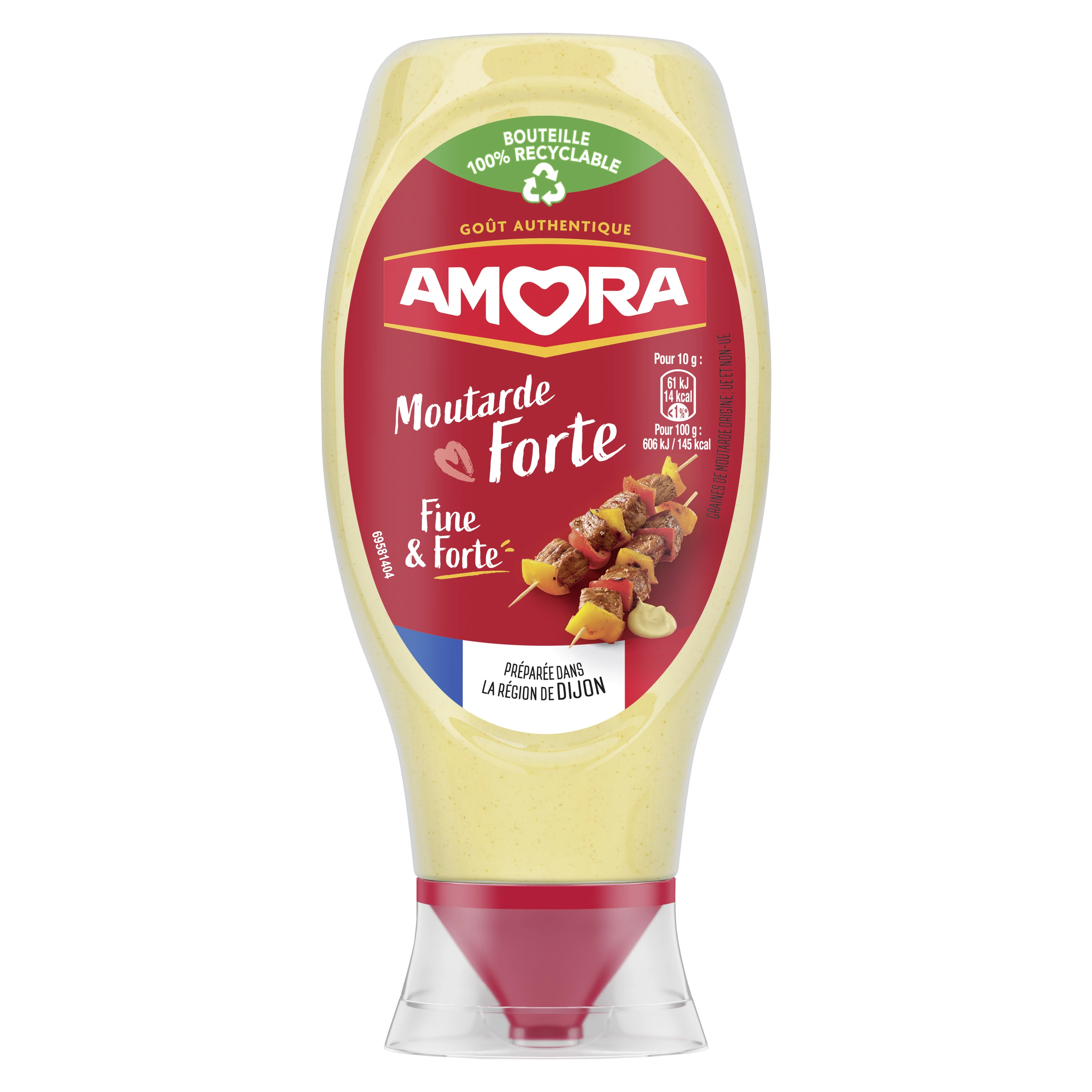 Sauce barbecue au miel flacon souple, Amora (282 g)