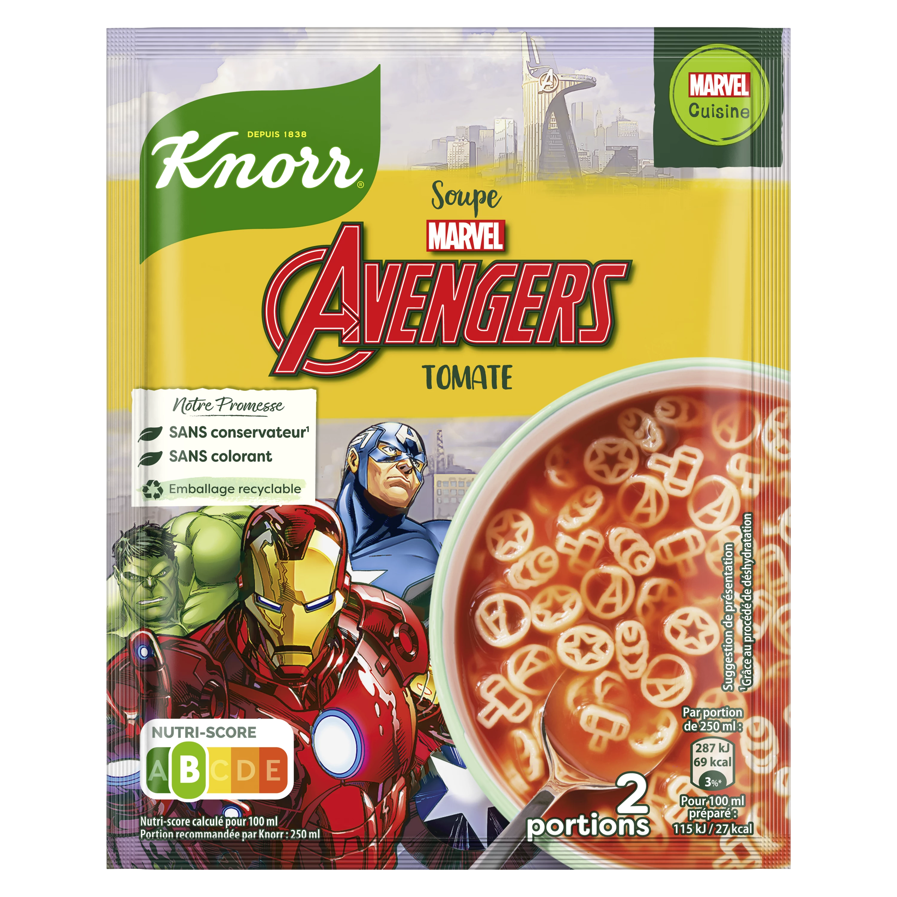 Avengers Dehydrated Soup, 41g - KNORR