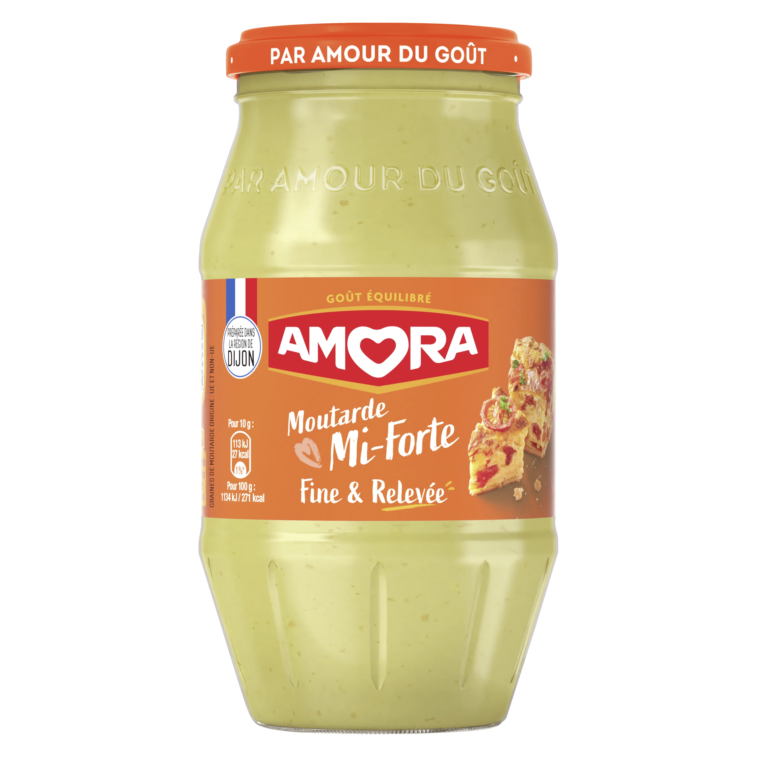 MiForte mustard, 415g - AMORA