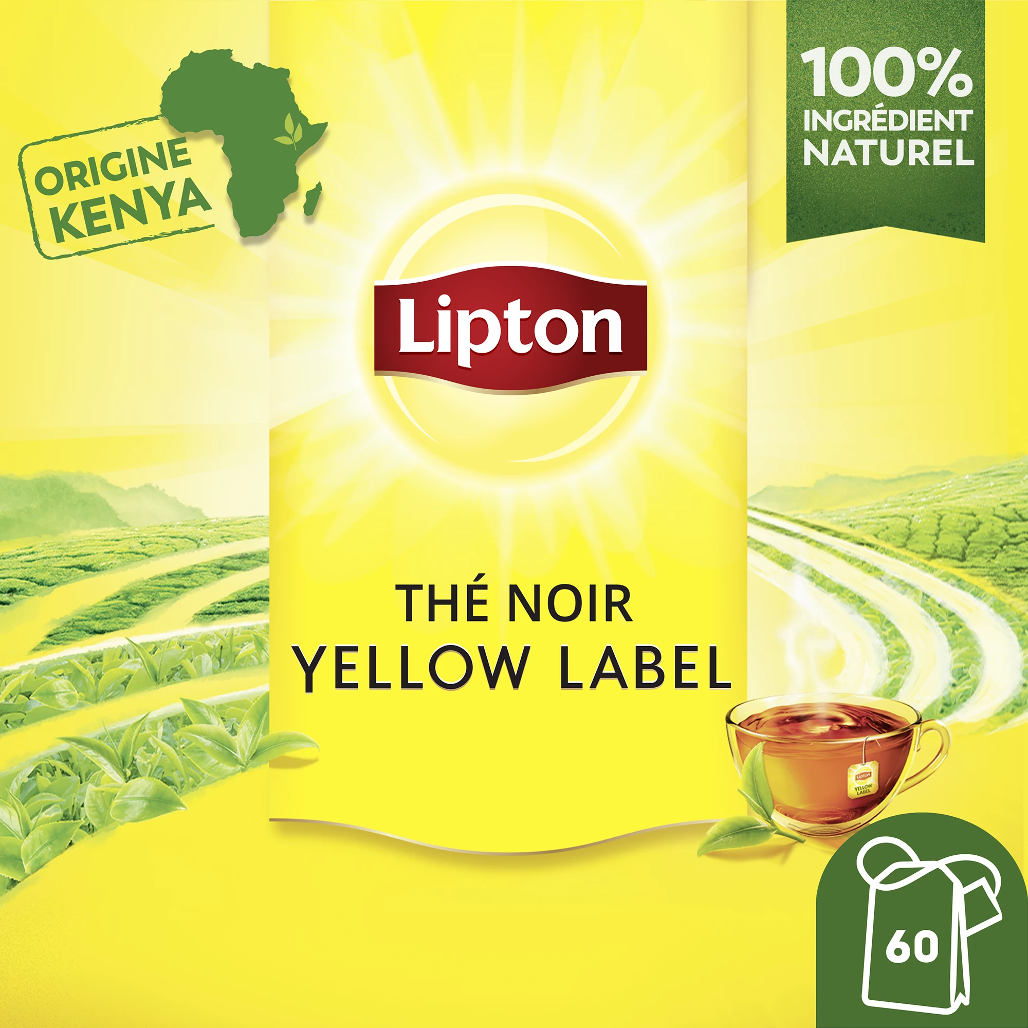 Thé Yellow Label 60s Kenya 120g - LIPTON