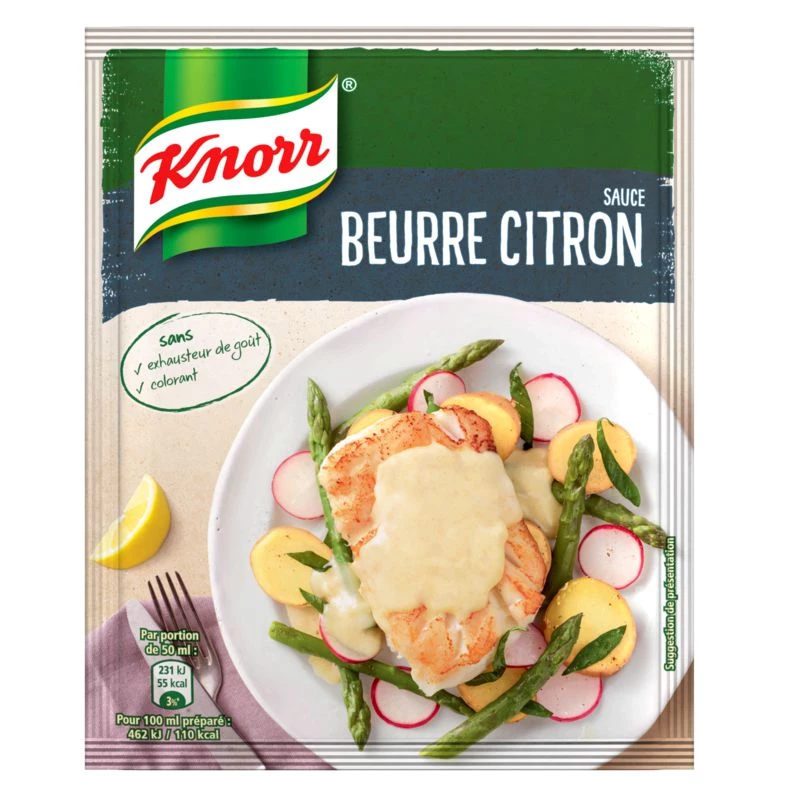 Salsa de mantequilla/limón 42g - KNORR