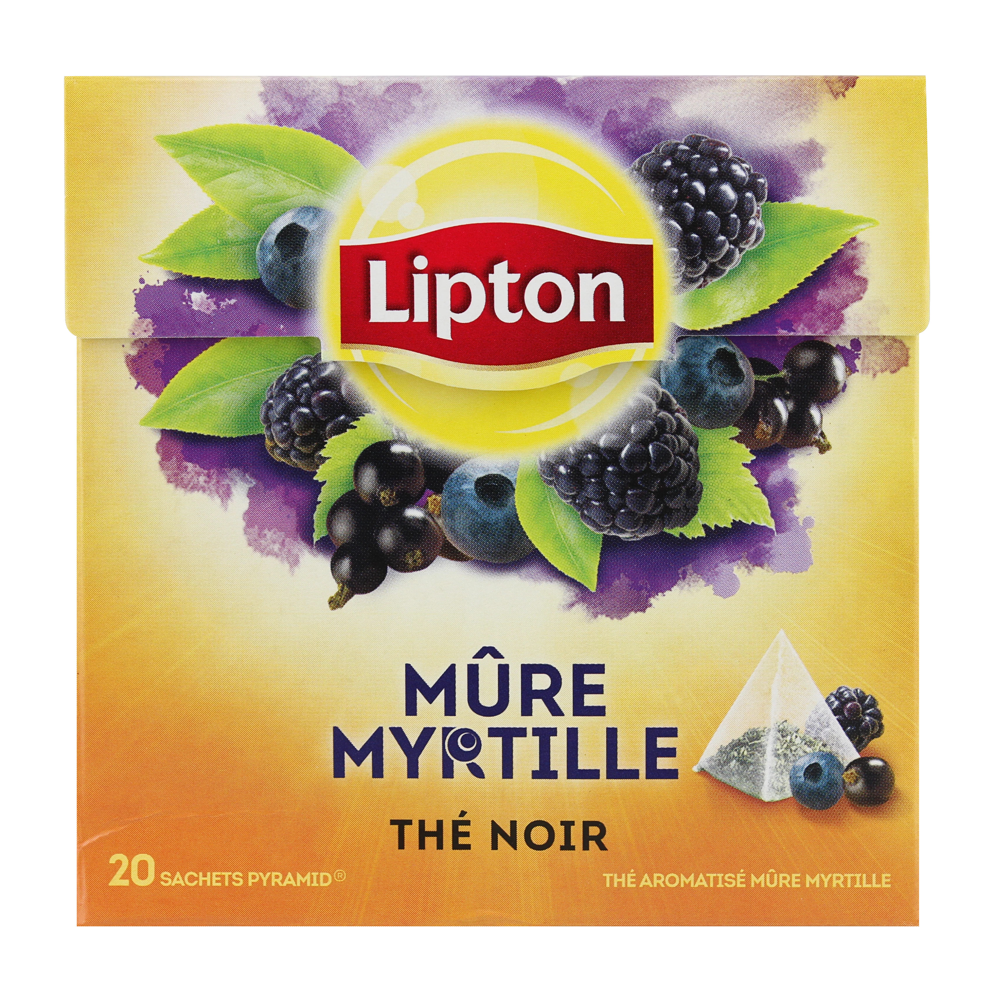 Thé Mure Myrtille, 20s, 36g - LIPTON