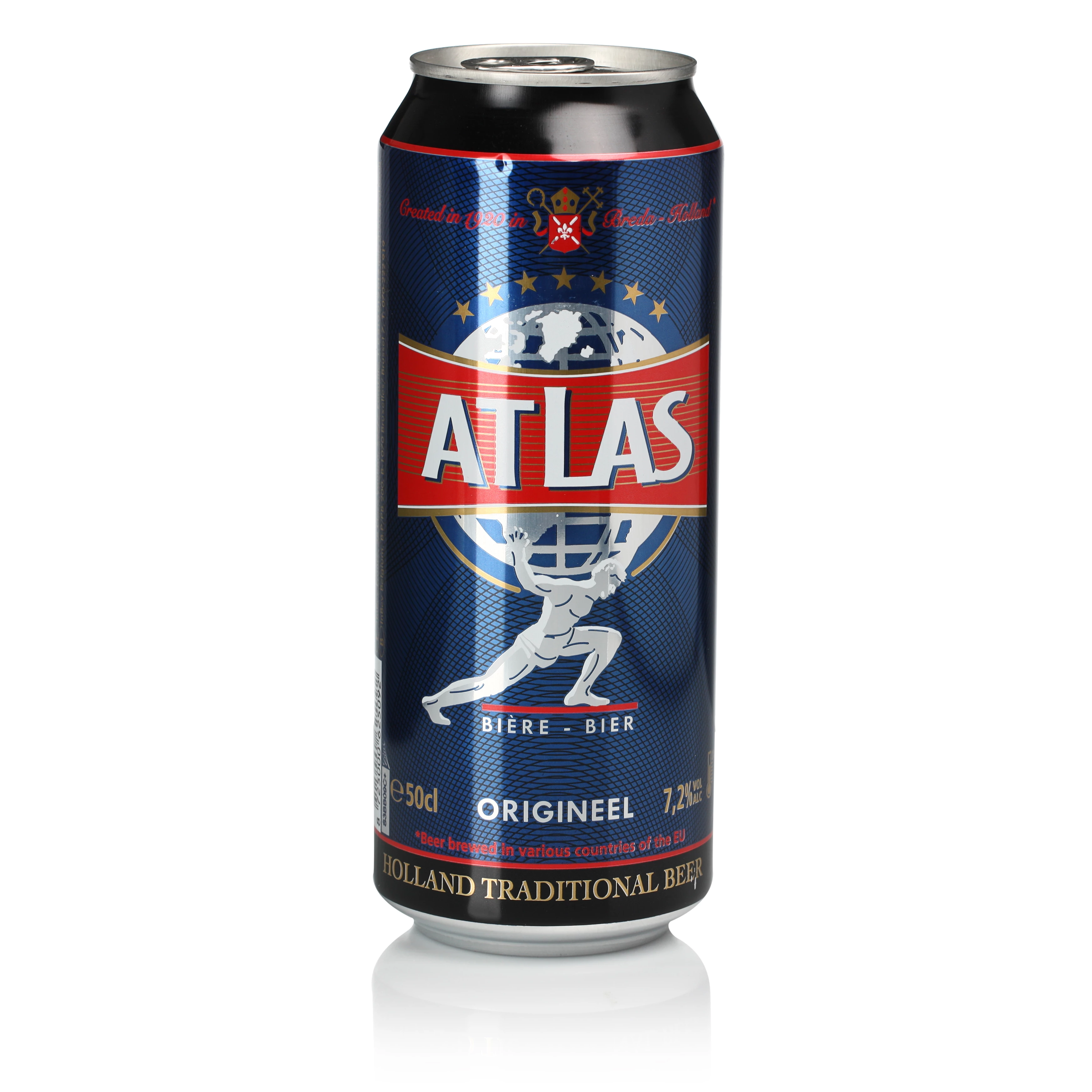 ブロンドビール、7.2°、12x50cl - ATLAS