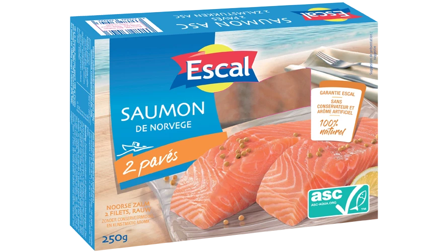 Pavés de saumon de Norvège 2x250g - ESCAL