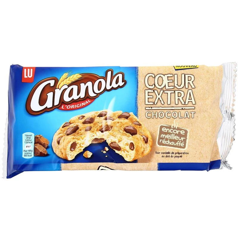 Extra chocolate heart cookie 182g - GRANOLA