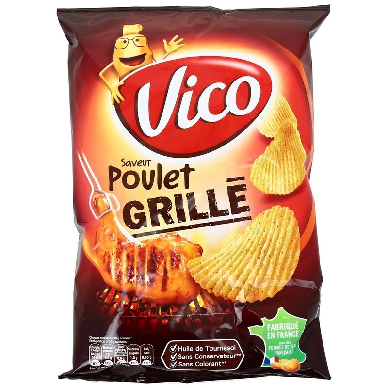 Chips Poulet Grillé 120g - Vico