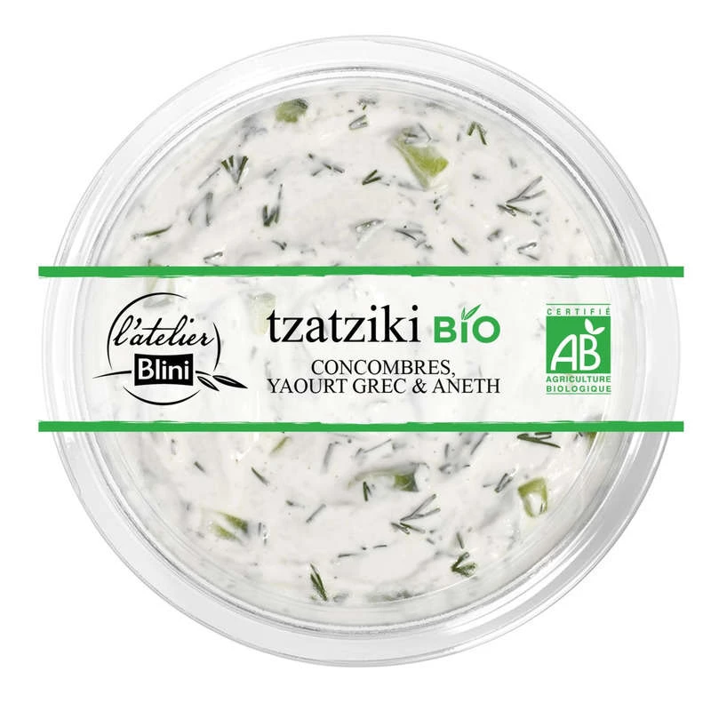 Tzatziki Bio 160g - L'ATELIER BLINI