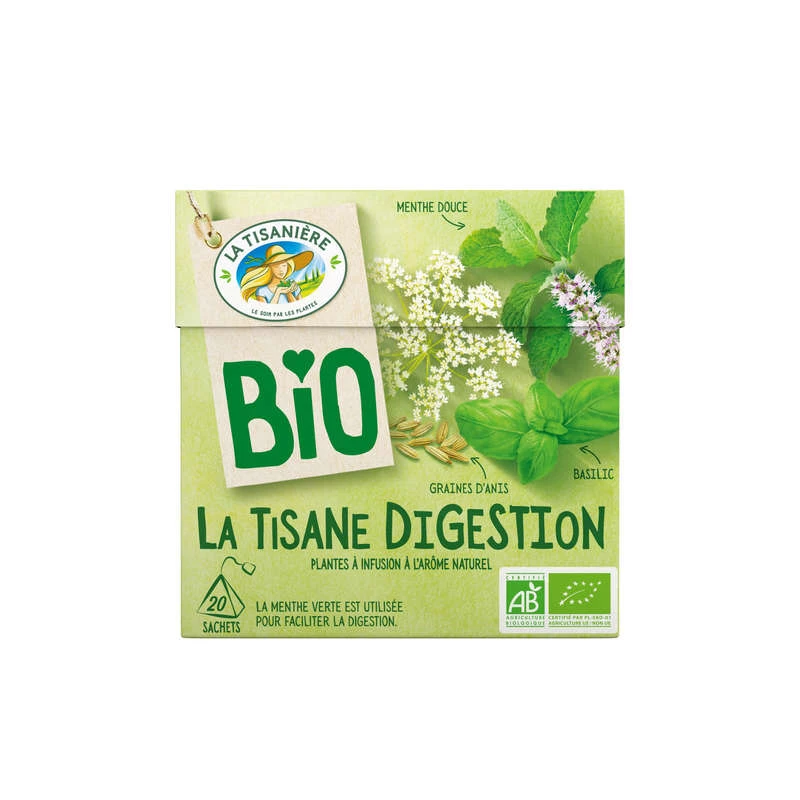 Tisane Digestion Bio 20s 30g - LA TISANIERE