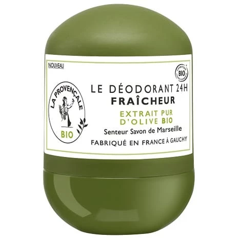 Organic Roll-on Deodorant with Marseille Soap Scent 50ml - LA PROVENÇALE