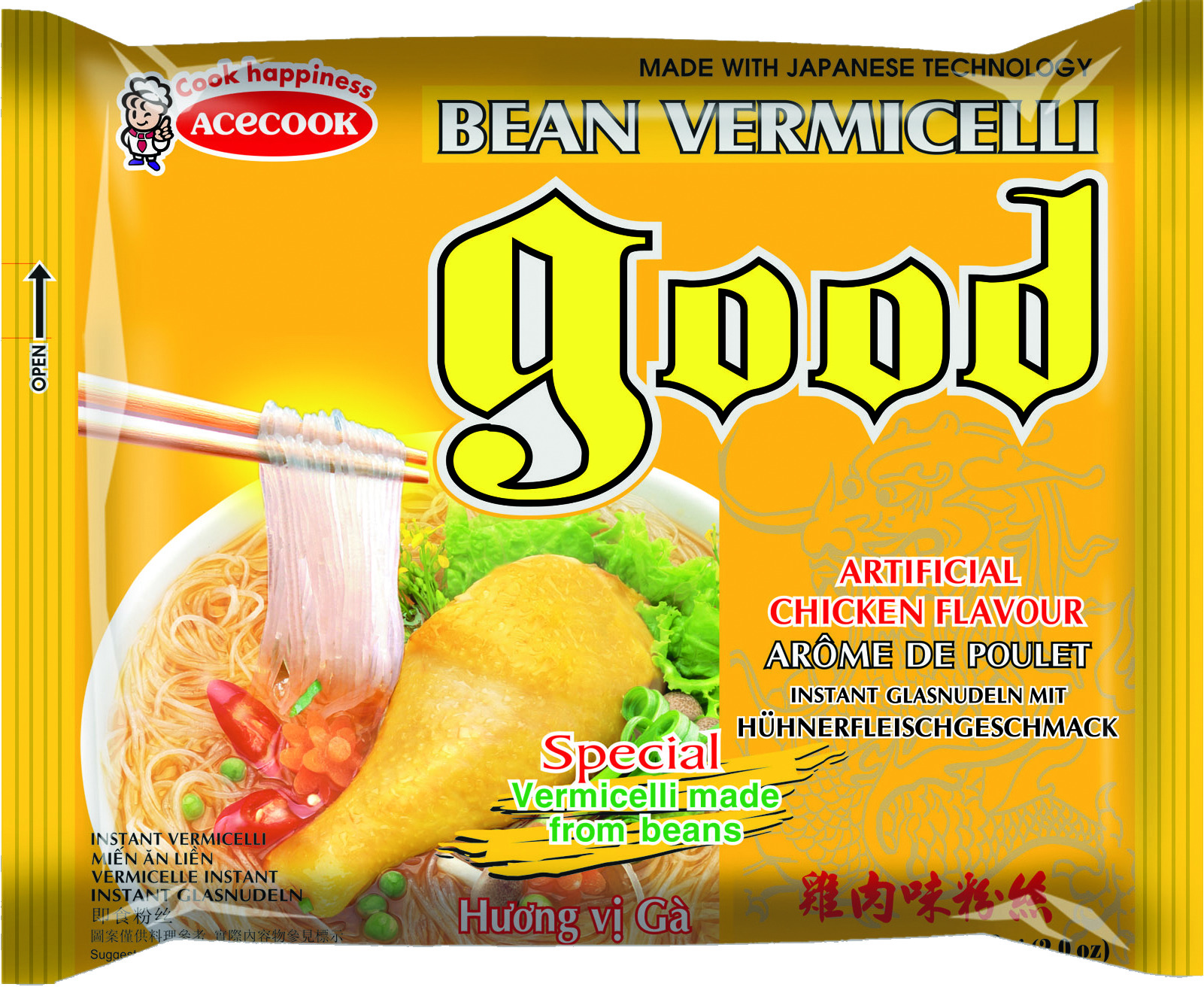 Gd Instant Chicken Vermicelli 48 X 57 Gr - Acecook