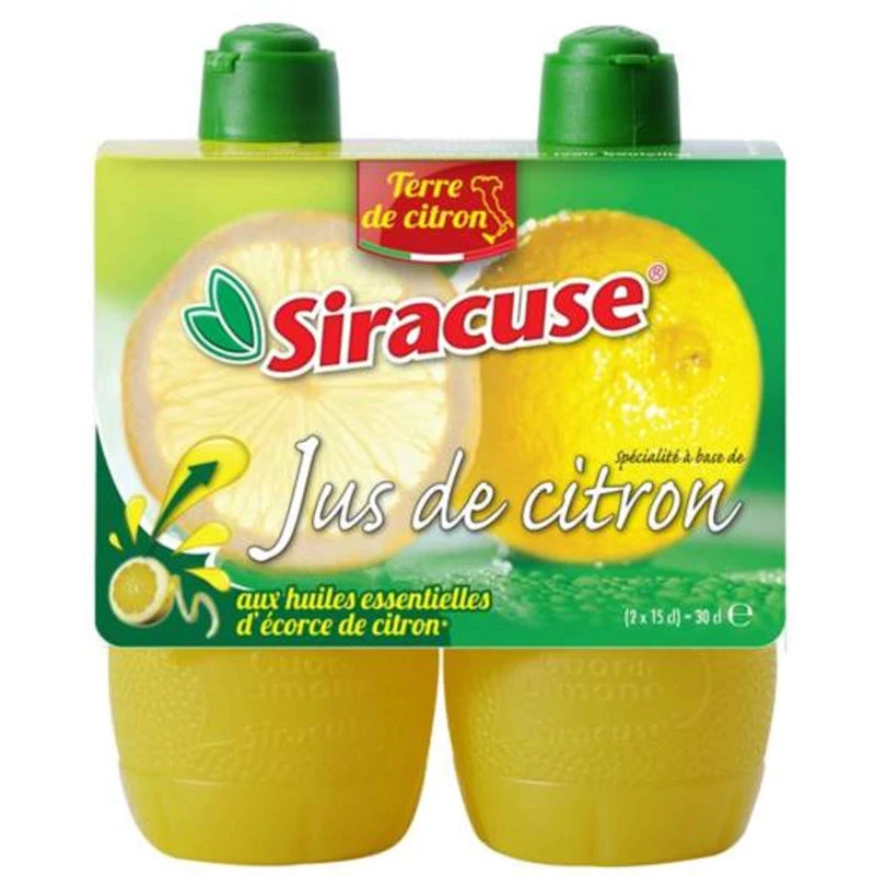 Lemon Juice, 2x15cl - SIRACUSE