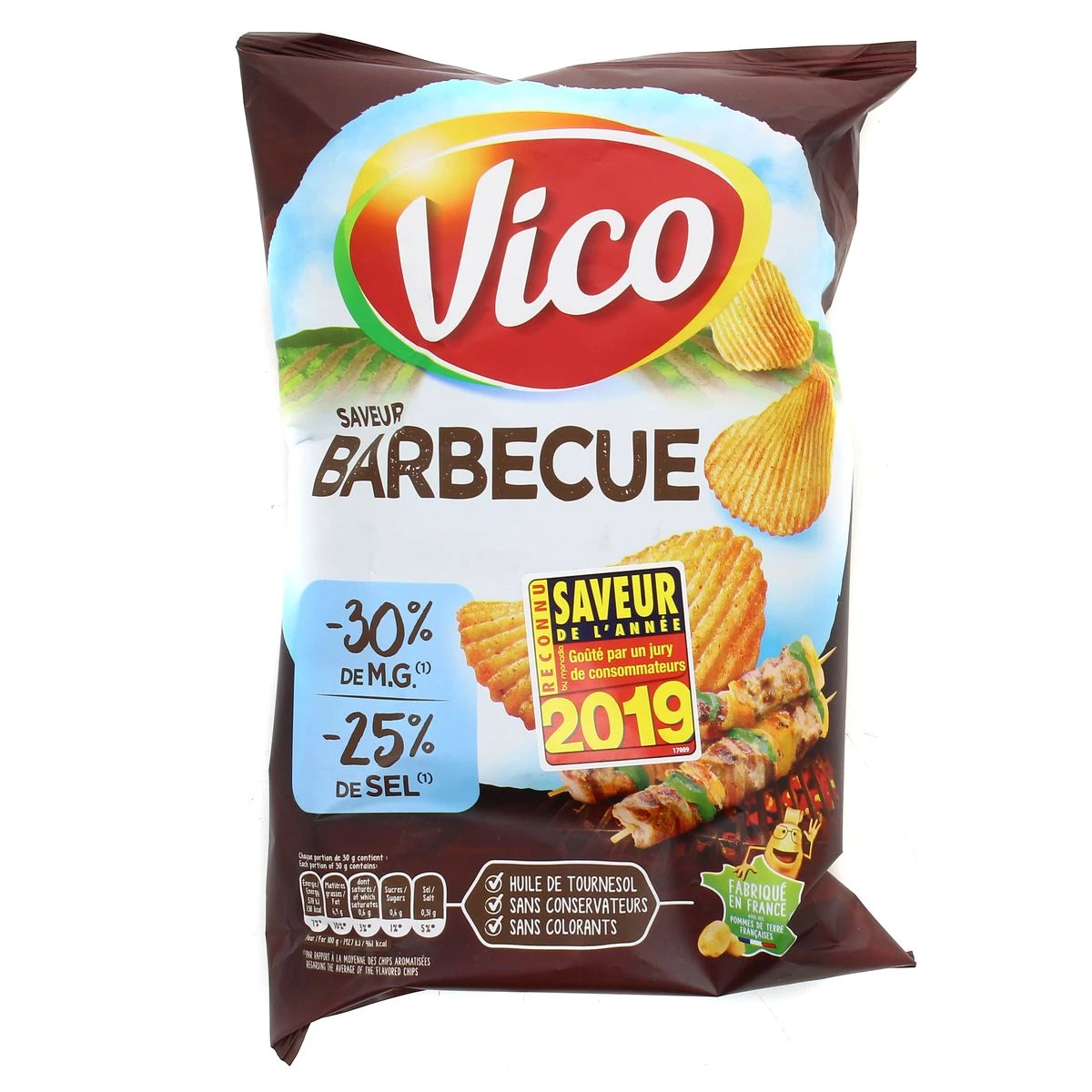 Chips saveur barbecue 120g - VICO