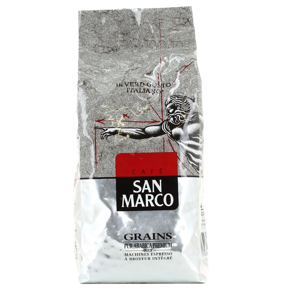 Café en grains pur arabica 500g - SAN MARCO