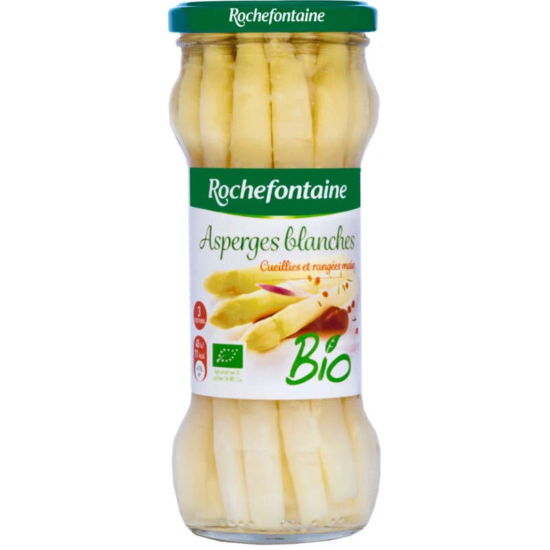 Organic White Asparagus 360gcl - ROCHEFONTAINE
