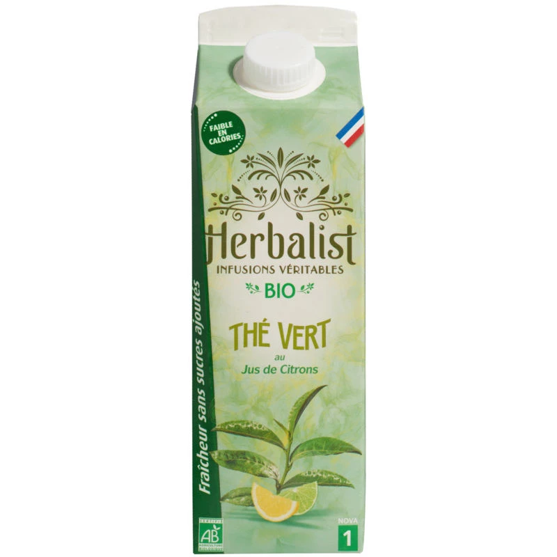 The Vert au Jus de Citrons Bio 1l - HRERBALIST