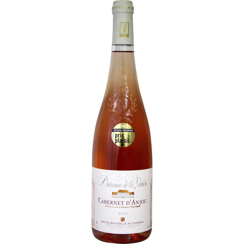 Vin Rosé Cabernet d'Anjou, 11°, 75cl - BARONNE DE LA VARIERE