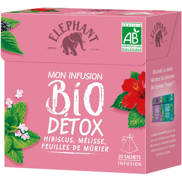 Mon infusion bio detox x20 34g - ELEPHANT