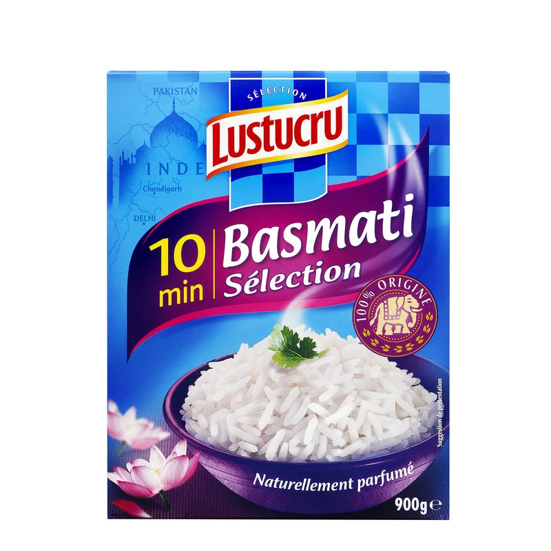 Basmati Rice Selection, 900g - LUSTUCRU
