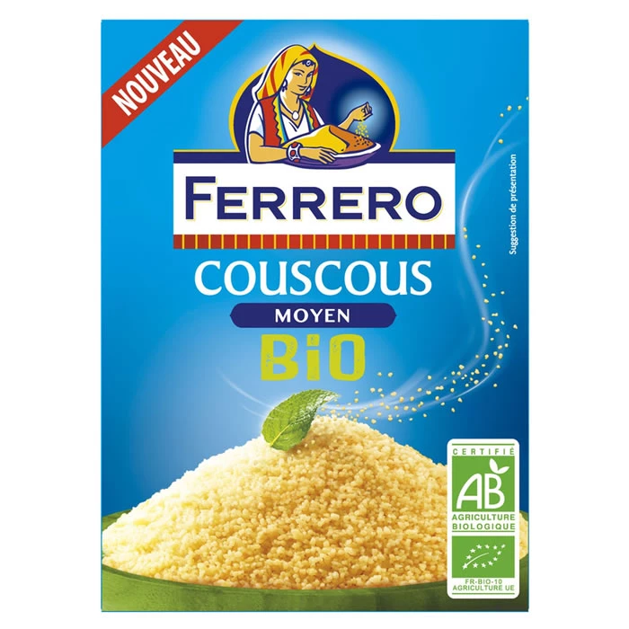 Couscous moyen BIO 400g - FERRERO