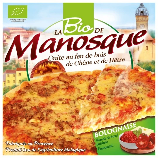 Pizza bolognaise BIO 380g - MANOSQUE