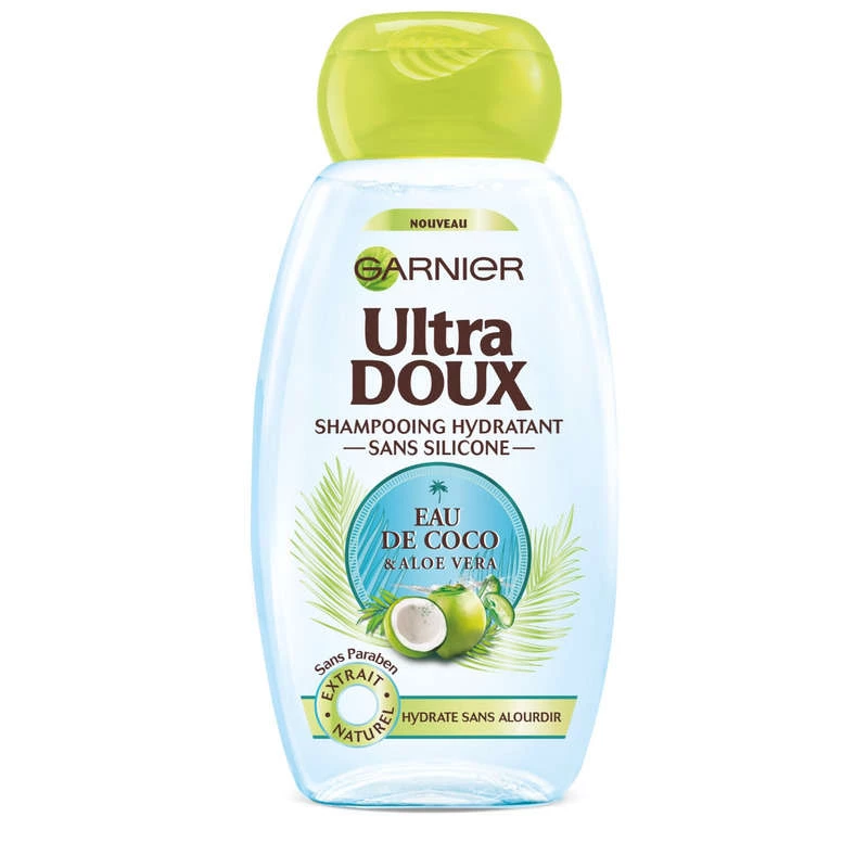 Shampooing ultra doux Coco & Aloe 250ml - GARNIER
