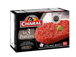Steaks 3 poivres 4x120g - CHARAL