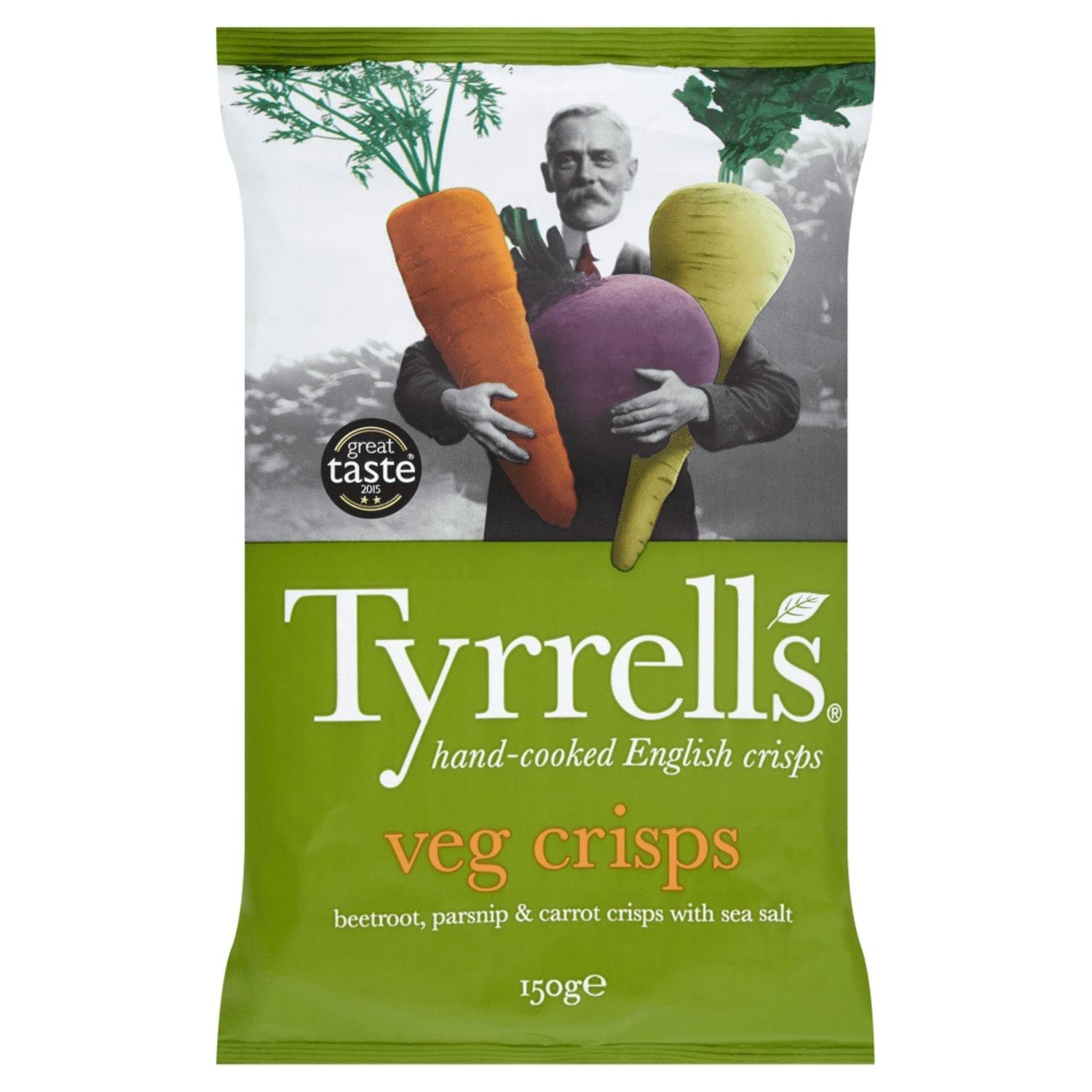 Chips groentechips 150g - TYRRELL'S