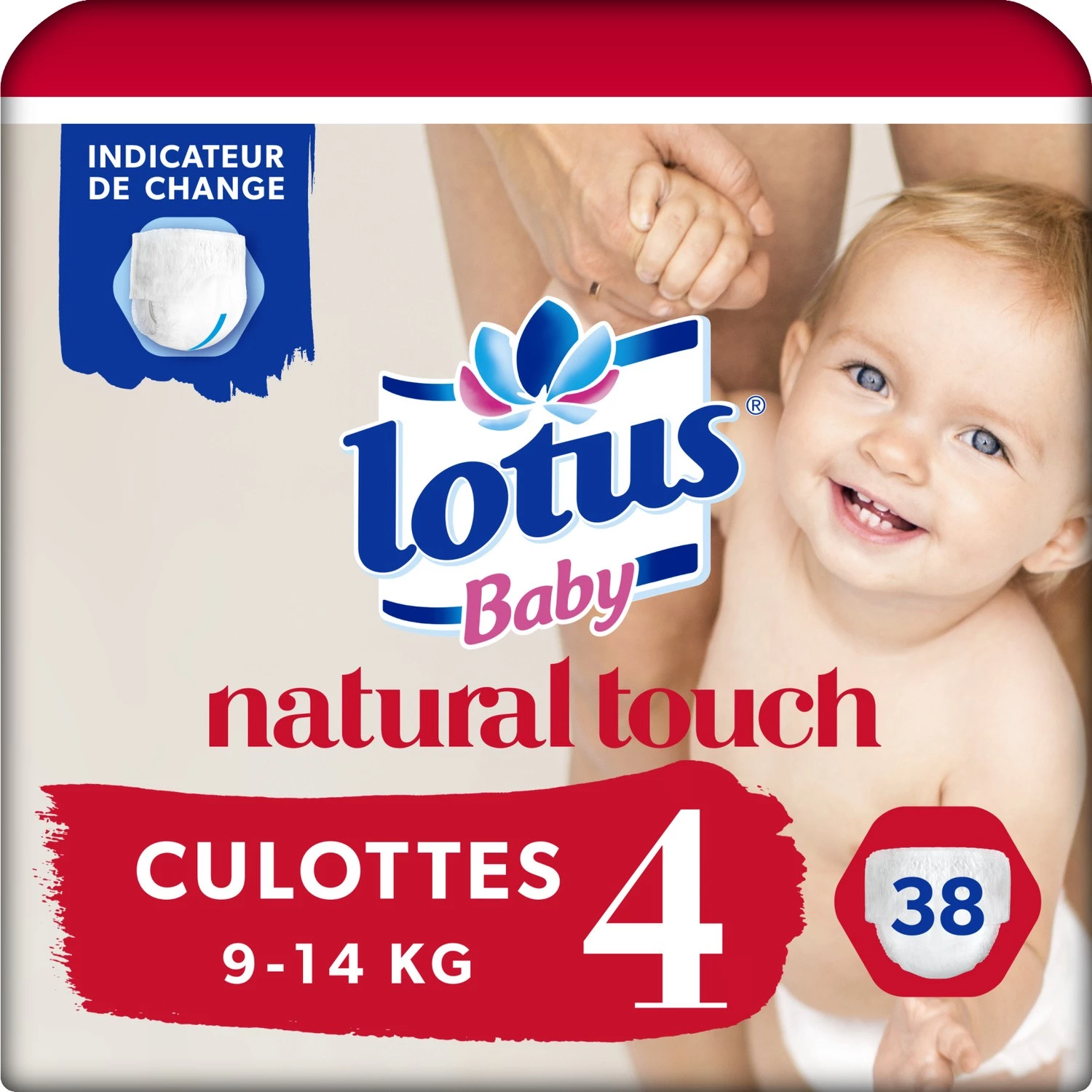Couches-coulottes natural touch T4 x38 - LOTUS BABY