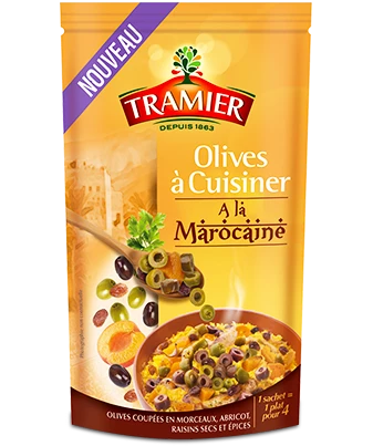 Olives à cuisiner à la marocaine 150g - TRAMIER