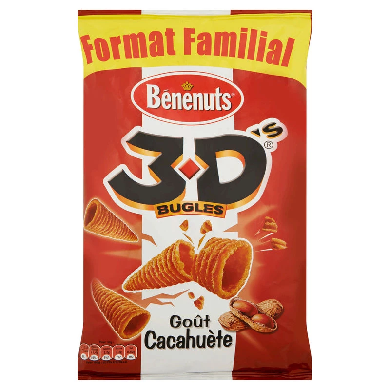 3D Peanut Crisps, 150g - BENENUTS