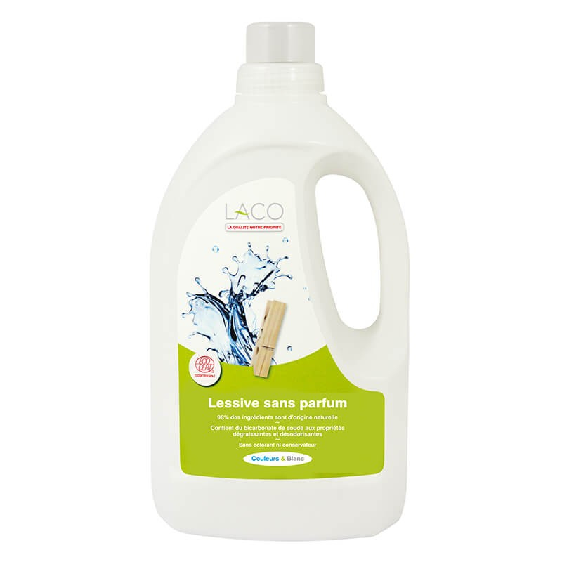 Ecological laundry detergent without perfume, 2L - LACO