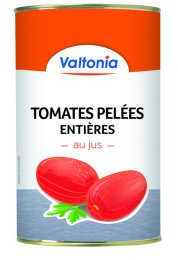 Hele gepelde tomaat met sap 2,7kg - VALTONIA