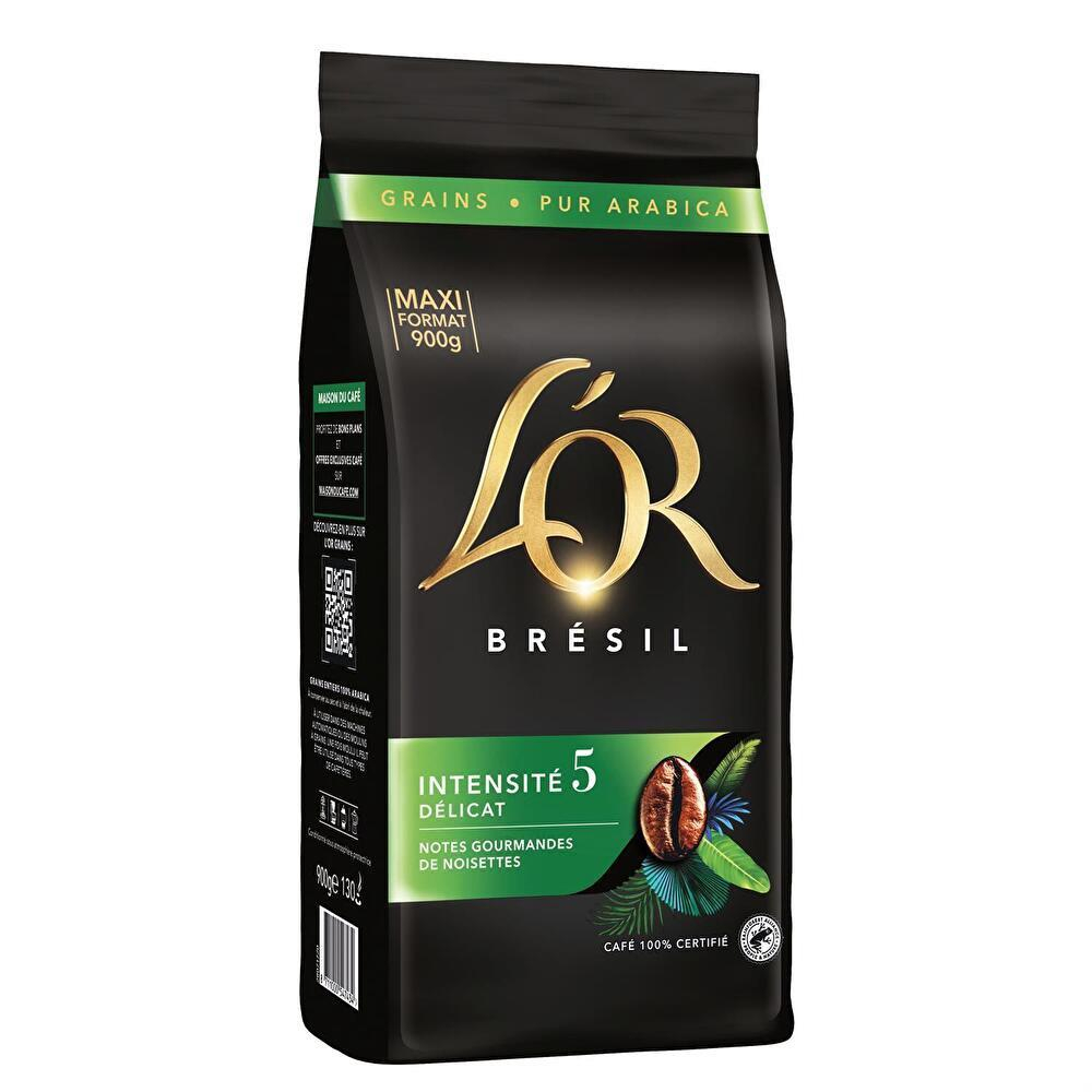 Caffè in Grani Brasile Intensità 5 900g - L'OR