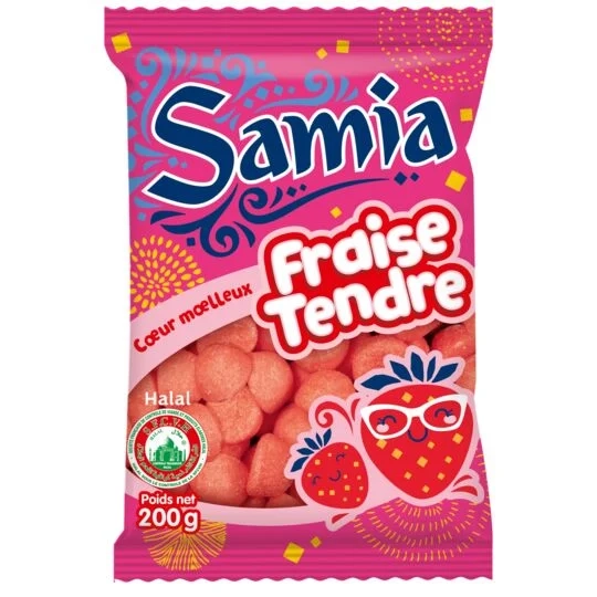 Caramelos Blandos De Fresa 200g - SAMIA