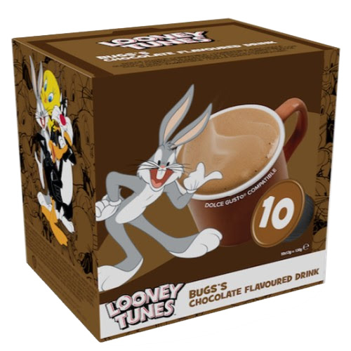 バグズ チョコレート風味ドリンクカプセル 互換品 ドルチェグスト - Looney Tunes