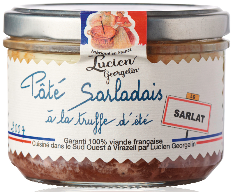 サルラデのパテ サマートリュフ添えサルラ200g - LUCIEN GEORGELIN