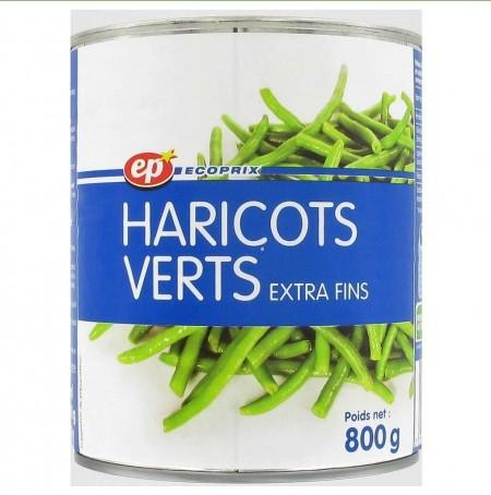 Haricots Vert エクストラ フィン 4/4 800g - Ecoprix