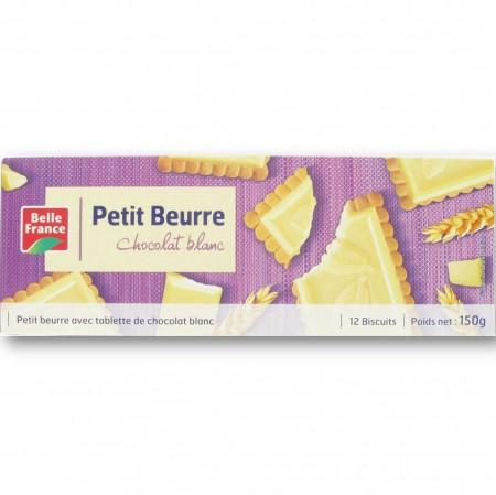 Petit Beurre Weiße Schokolade X 12 150g - BELLE FRANCE