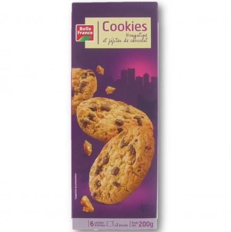 Cookie Nougatine Chocolate Chips X 12 200g - BELLE FRANCE