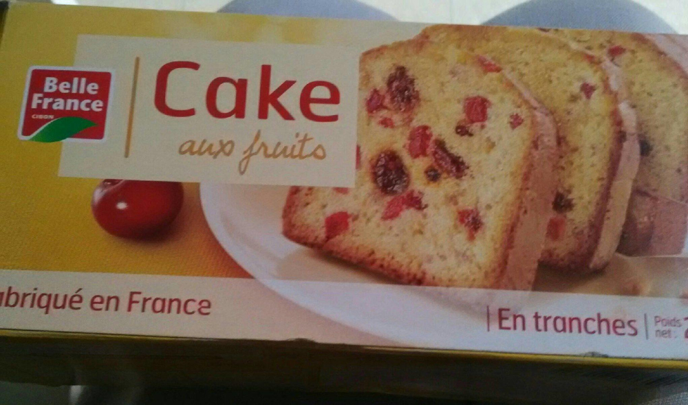 Cake Aux Fruits 250g - BELLE FRANCE