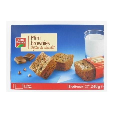 Mini Brownies Chocolat X8 240g - BELLE FRANCE