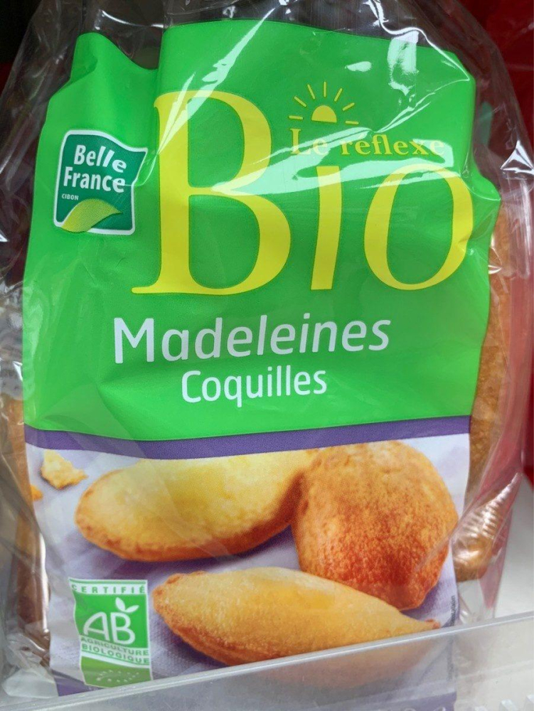 Madeleine Coquilles Bio  Le Réflexe Bio  250 G - BELLE FRANCE